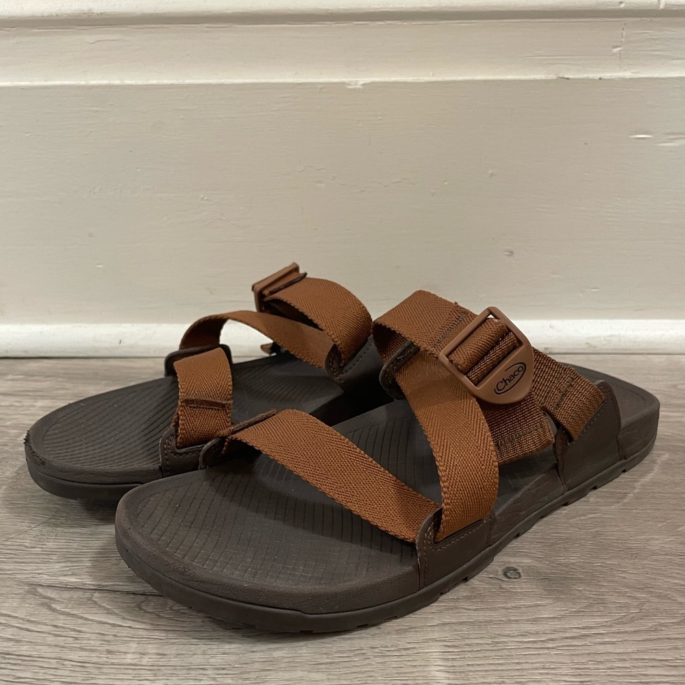 Lowdown Leather Slide in Otter